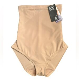 TC Fine Intimates Tummy Tux Extra Firm Control Hi-Waist Brief Size M Nude NWT